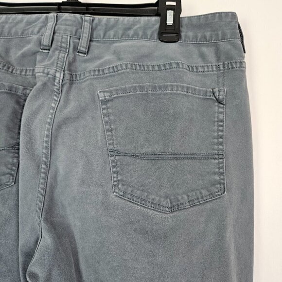Tommy Bahama Authentic Gray Stretch Cotton Twill Pant 35x32 - Picture 2 of 8